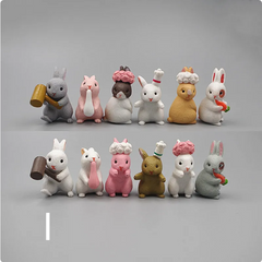 Mini Resin Animal Figurines - DIY Micro-Landscape Decor
