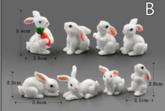 Mini Resin Animal Figurines - DIY Micro-Landscape Decor