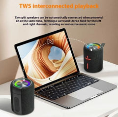 Magnetic Split Bluetooth Subwoofer Speaker - High-Fidelity Portable Audio