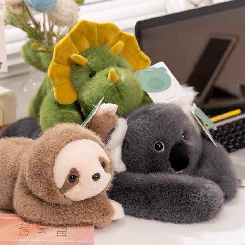 Panda, Koala, Sloth, Dinosaur, Bear & Little Panda Plush Doll Gift - Kids